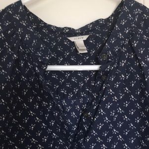Printed J. Crew top